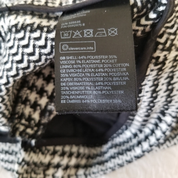 H&m black and white cropped pants - Picture 4 of 11